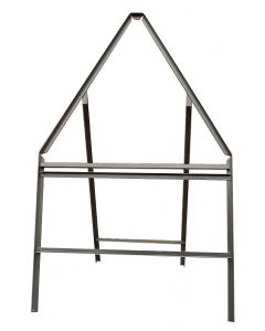Triangular Metal Road Sign Frame With Supplementary Plate