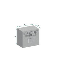 Concrete Service Marker Blocks