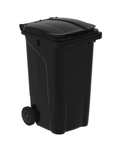 Black Rubbish Wheelie Bin 240 Litre