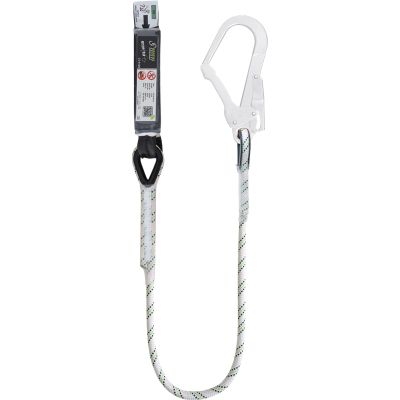 Gravity Shock Absorbing Kernmantle Rope Lanyard - Scaffold Hook