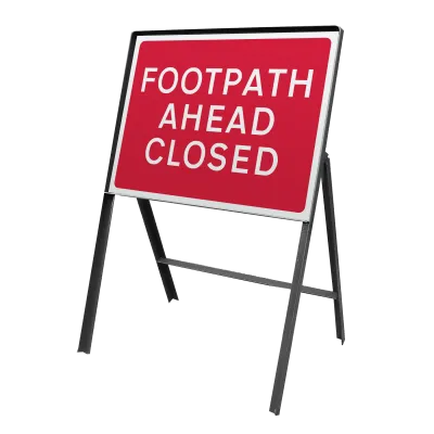 Pedestrian Signs - 600 x 450mm Metal Signs