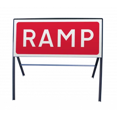 Ramp Sign - 1050 x 450 Metal Sign