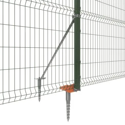 V Mesh Fence Feet Locking System