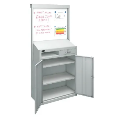 Information Work Station & Wipe Board