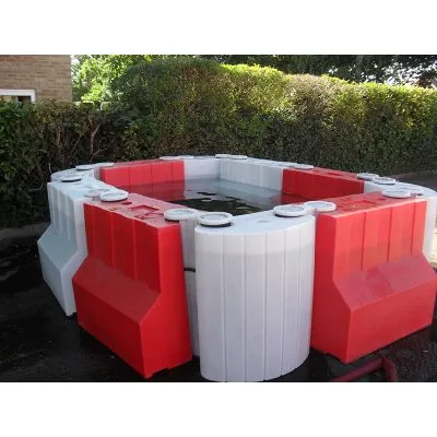 0.9m Floodstop Barrier Corner - Multi-Hub