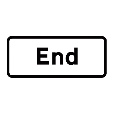 Plastic Quick Fit Signs - Supplementary Plates